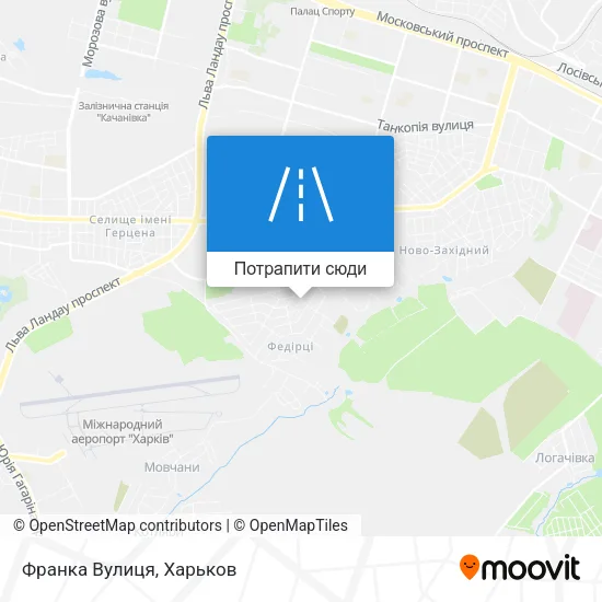 Карта Франка Вулиця