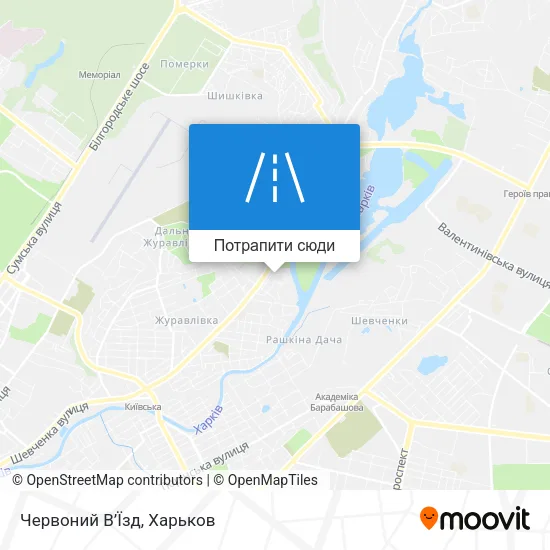 Карта Червоний В’Їзд