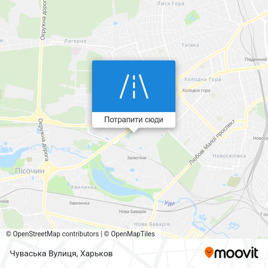 Карта Чуваська Вулиця