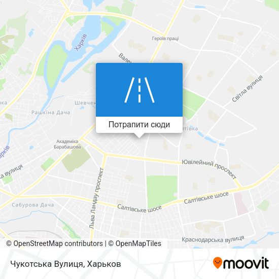 Карта Чукотська Вулиця