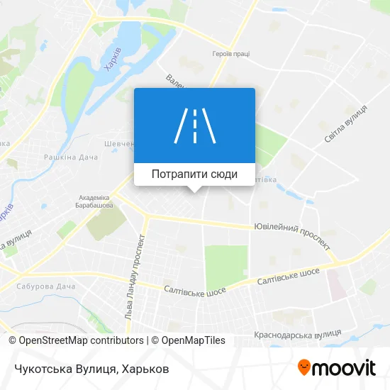 Карта Чукотська Вулиця