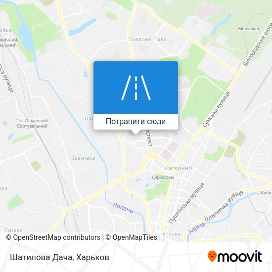 Карта Шатилова Дача