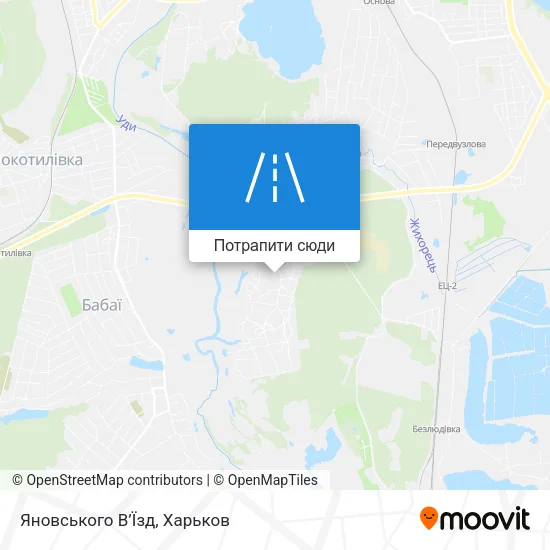 Карта Яновського В’Їзд
