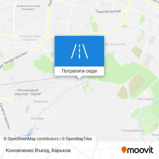 Карта Коновченко Въезд