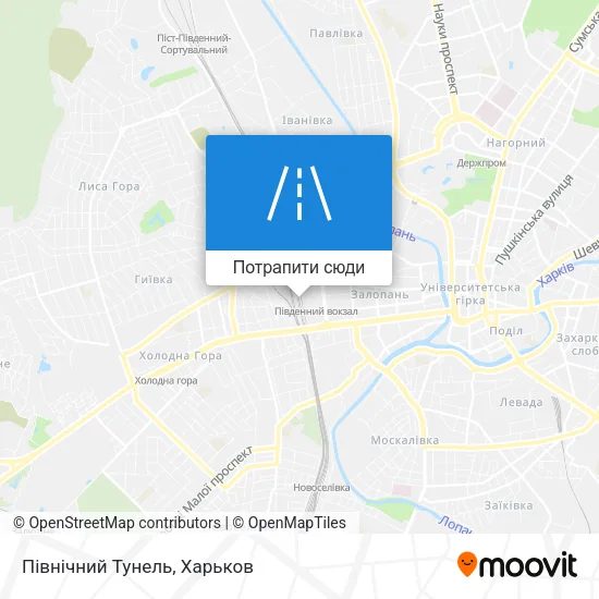 Карта Північний Тунель