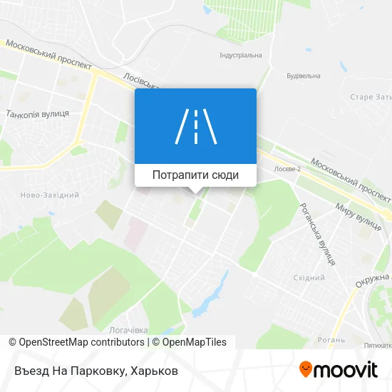 Карта Въезд На Парковку