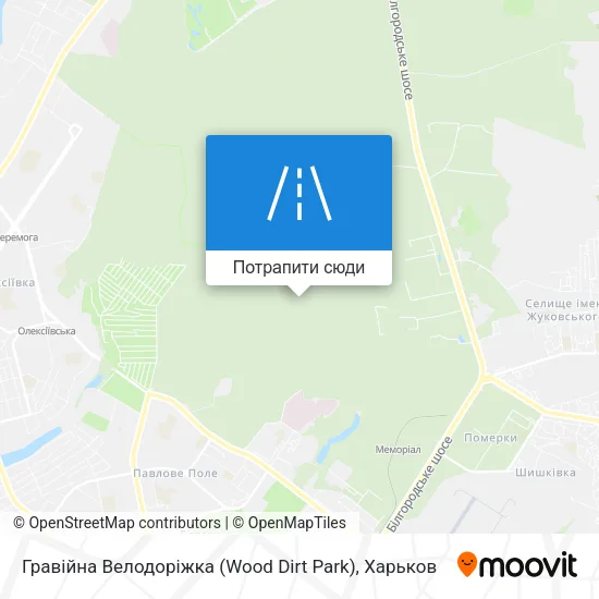 Карта Гравійна Велодоріжка (Wood Dirt Park)