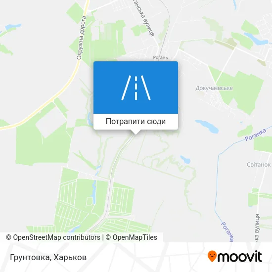 Карта Грунтовка
