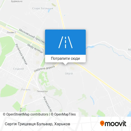 Карта Сергія Грицевця Бульвар