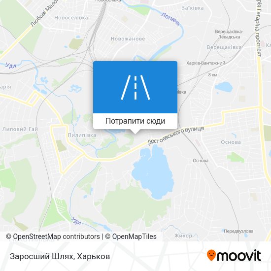 Карта Заросший Шлях