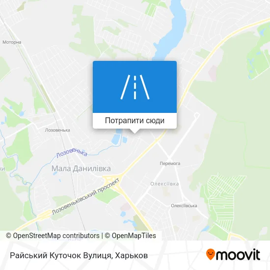 Карта Райський Куточок Вулиця