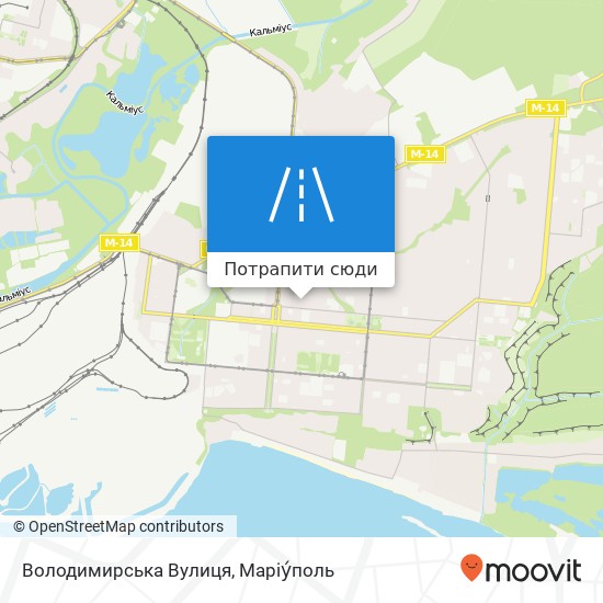Карта Володимирська Вулиця