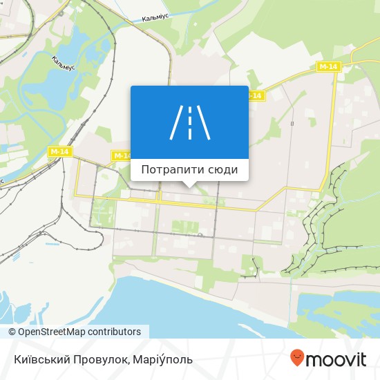 Карта Київський Провулок