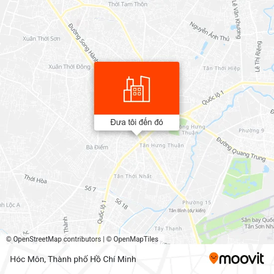 Bản đồ Hóc Môn