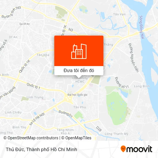 Bản đồ Thủ Đức