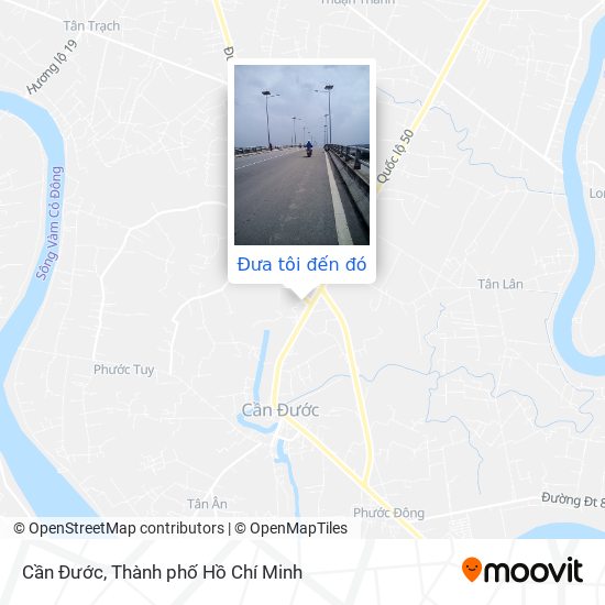 Bản đồ Cần Đước