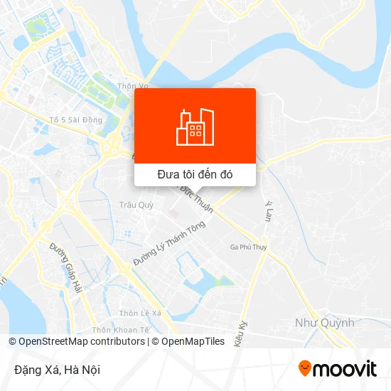 Bản đồ Đặng Xá