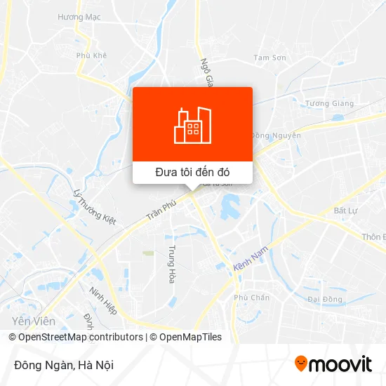 Bản đồ Đông Ngàn