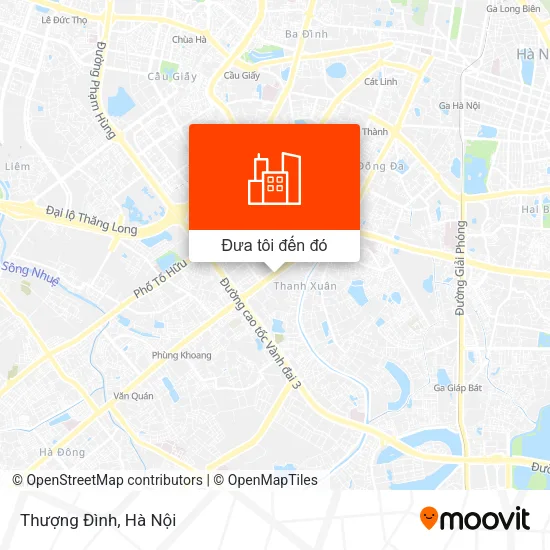 Bản đồ Thượng Đình