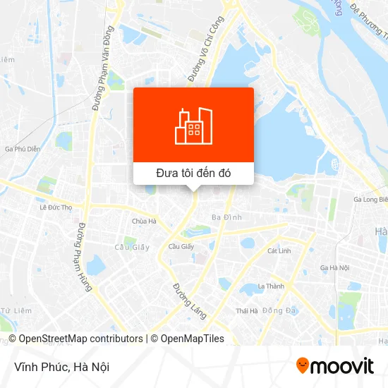 Bản đồ Vĩnh Phúc