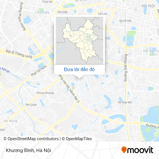 Bản đồ Khương Đình