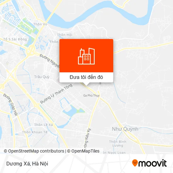 Bản đồ Dương Xá