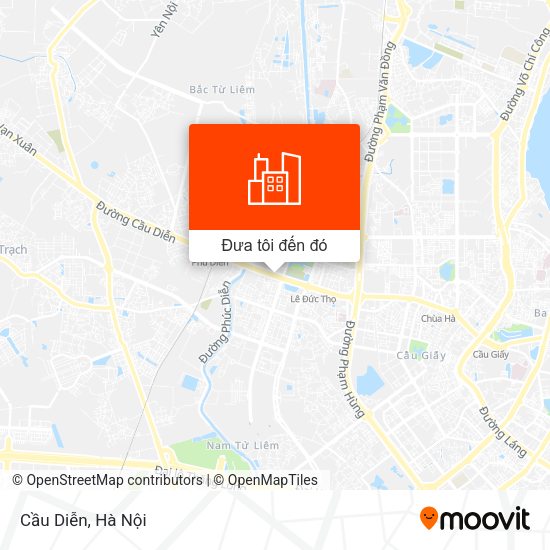 Bản đồ Cầu Diễn