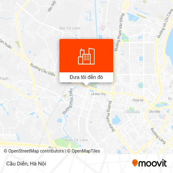 Bản đồ Cầu Diễn