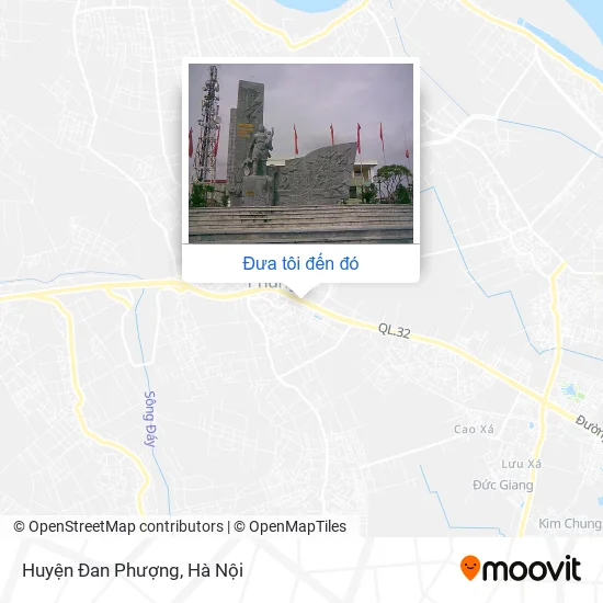 Bản đồ Huyện Đan Phượng