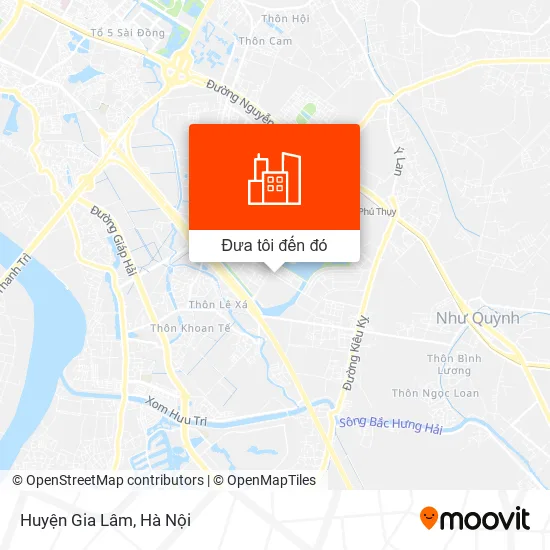 Bản đồ Huyện Gia Lâm