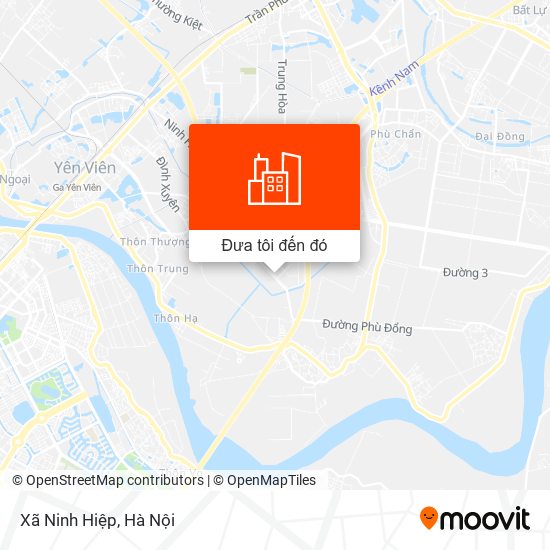 Bản đồ Xã Ninh Hiệp
