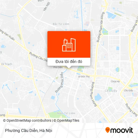 Bản đồ Phường Cầu Diễn