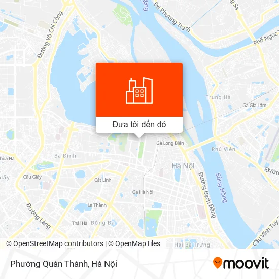 Bản đồ Phường Quán Thánh
