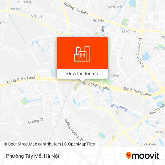 Bản đồ Phường Tây Mỗ