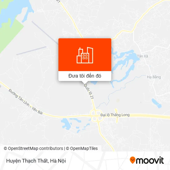 Bản đồ Huyện Thạch Thất
