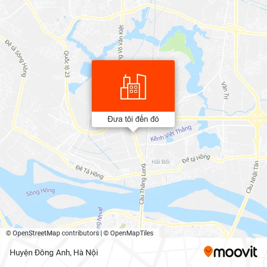 Bản đồ Huyện Đông Anh