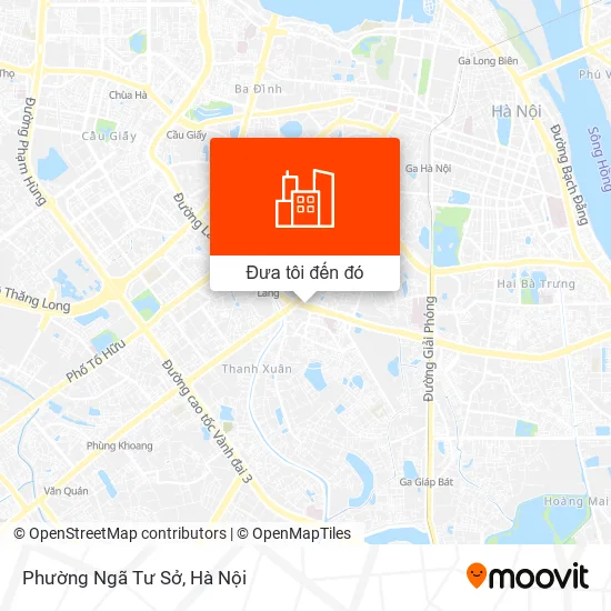 Bản đồ Phường Ngã Tư Sở