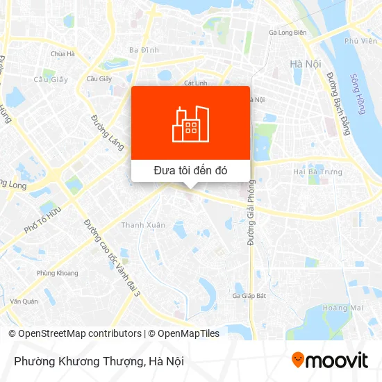 Bản đồ Phường Khương Thượng