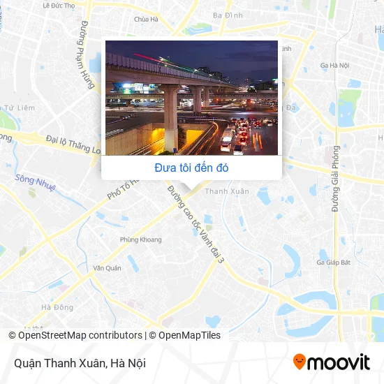 Bản đồ Quận Thanh Xuân