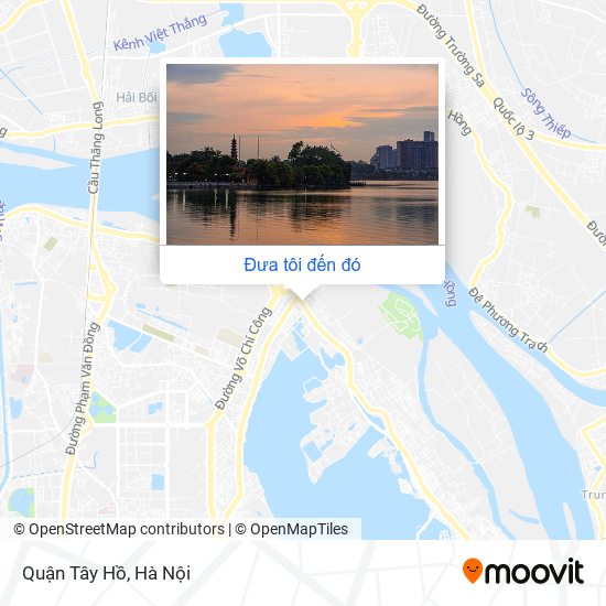 Bản đồ Quận Tây Hồ