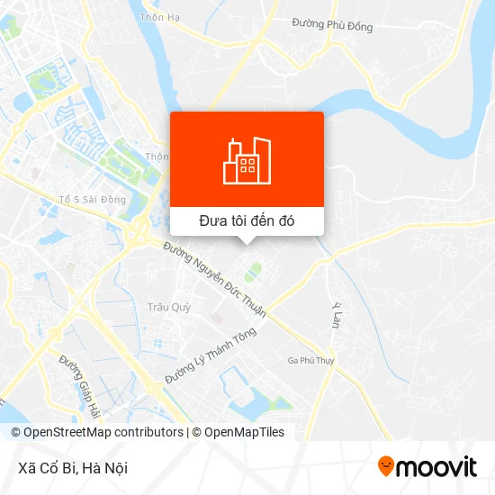 Bản đồ Xã Cổ Bi