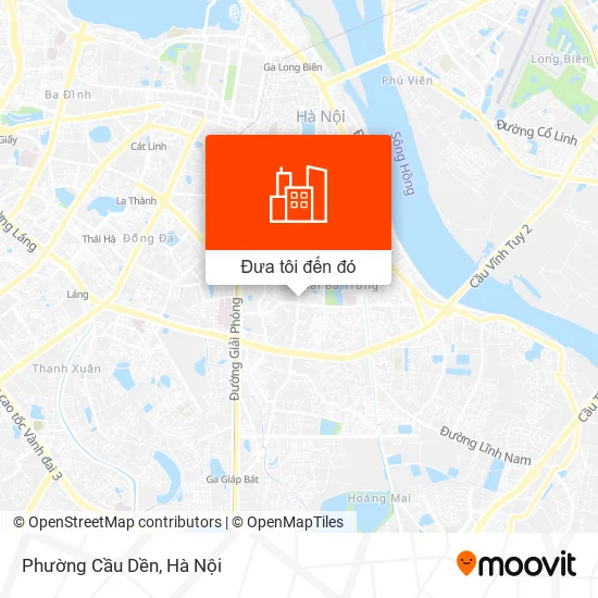 Bản đồ Phường Cầu Dền