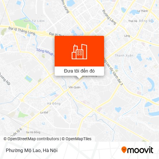 Bản đồ Phường Mộ Lao