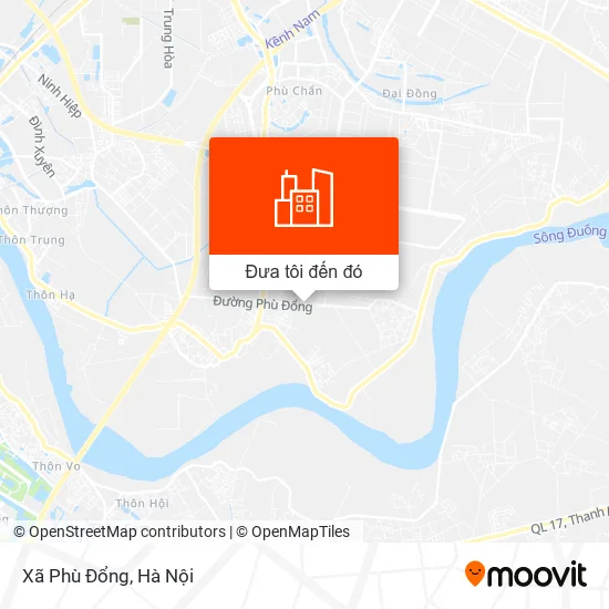 Bản đồ Xã Phù Đổng