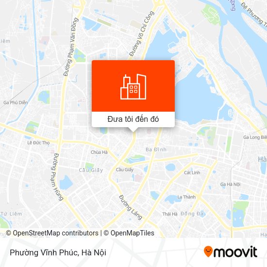 Bản đồ Phường Vĩnh Phúc