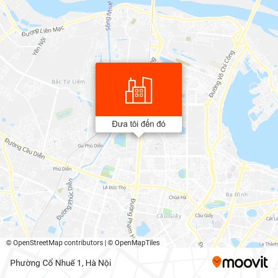 Bản đồ Phường Cổ Nhuế 1