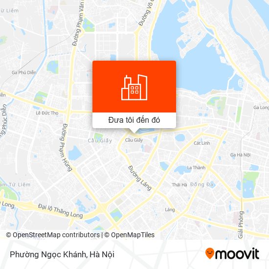 Bản đồ Phường Ngọc Khánh