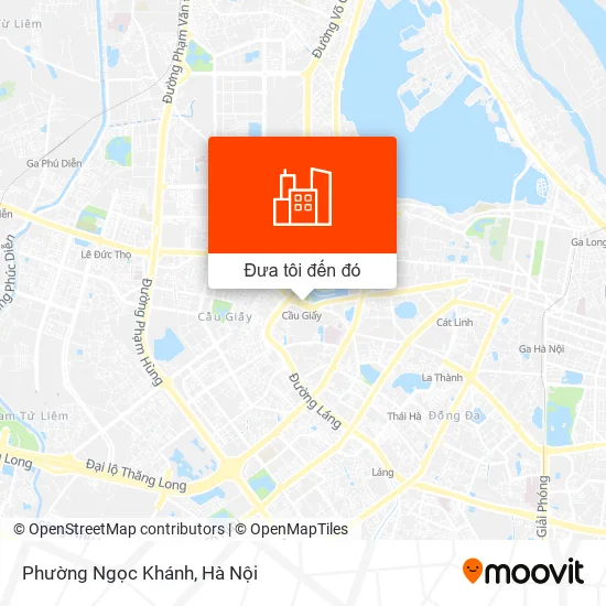 Bản đồ Phường Ngọc Khánh