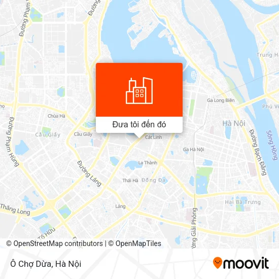 Bản đồ Ô Chợ Dừa