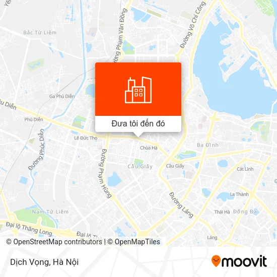 Bản đồ Dịch Vọng